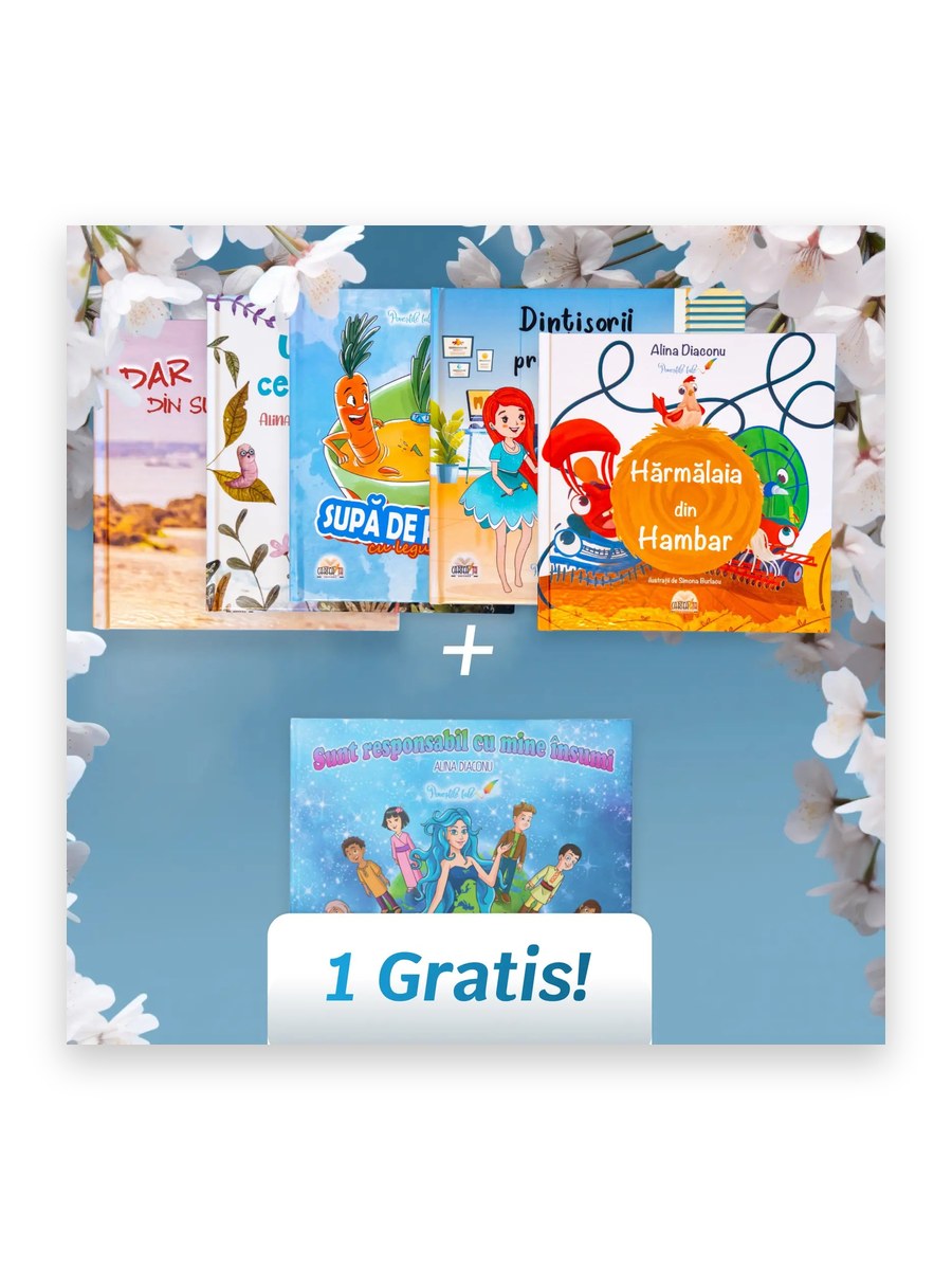 Pachet 5 cărți + o carte cadou