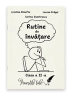 Coperta caietului Rutine de învățare pentru clasa a II-a, de Lorena Drăgoi, Cristina Dimofte și Sorina Dumitrescu