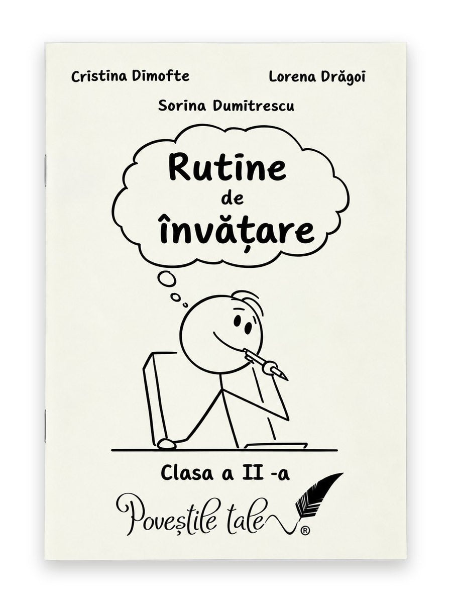 Coperta caietului Rutine de învățare pentru clasa a II-a, de Lorena Drăgoi, Cristina Dimofte și Sorina Dumitrescu