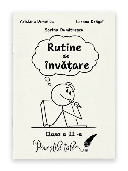 Coperta caietului Rutine de învățare pentru clasa a II-a, de Lorena Drăgoi, Cristina Dimofte și Sorina Dumitrescu