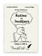 Coperta caietului Rutine de învățare pentru clasa a III-a, de Lorena Drăgoi, Cristina Dimofte și Sorina Dumitrescu
