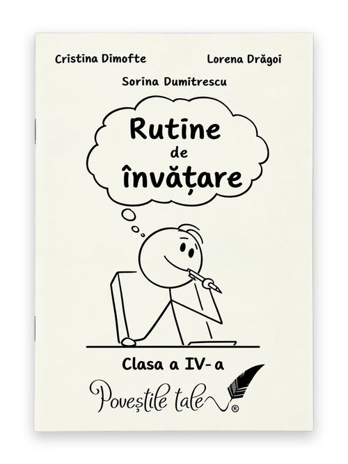 Coperta caietului Rutine de învățare pentru clasa a IV-a, de Lorena Drăgoi, Cristina Dimofte și Sorina Dumitrescu